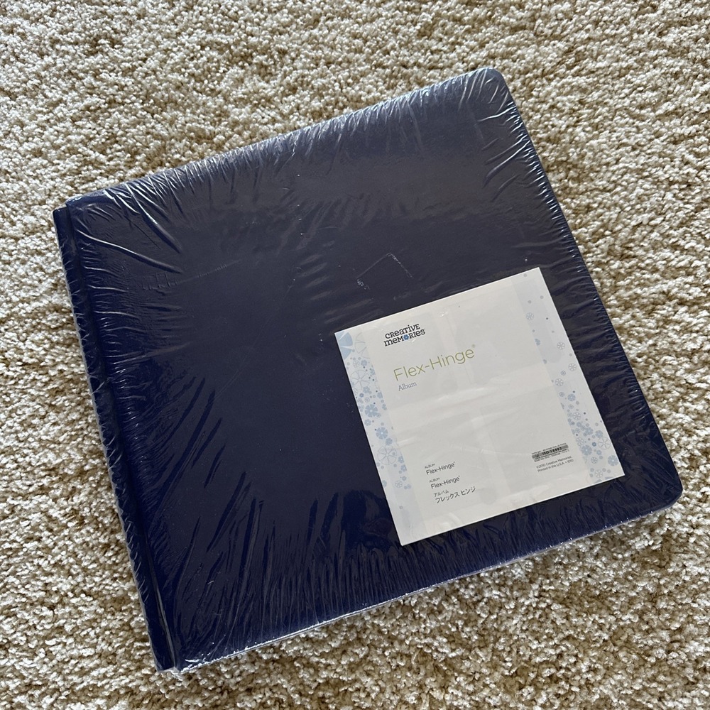 Creative Memories Flex Hinge Album 12 X 12 Blue Cover